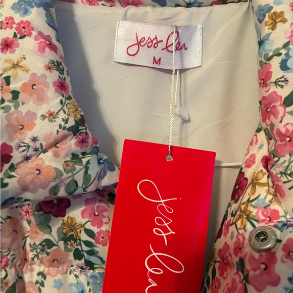 Jess Lea Floral Ruffle Vest with Pink and Blue - Picture 2 of 5